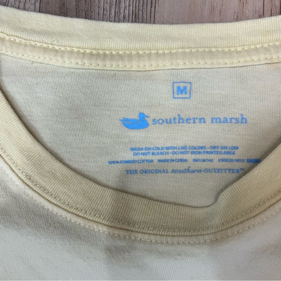 Southern Marsh Men’s t shirt yellow size Medium - Picture 5 of 7